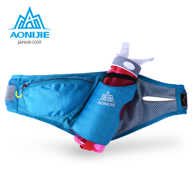 Onijie Men's Outdoor Sports Water Bottle Waist Bag Multi functional Women's Running and Cycling Practical Marathon Breathable Water Cup Bag