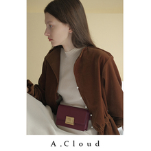 Collection Book A.Cloud 复古书本锁扣原创方型腰包斜挎包