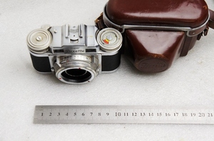 故障：真品收藏德国BRAUNsuperpaxette旁轴相机单独机身带皮套