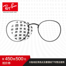 450抵500可叠加使用全国超150家实体门店雷朋光学近视镜片抵价券