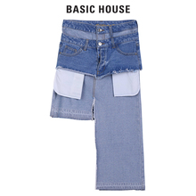 Basic House/百家好秋冬款不对称潮流半身裙个性化裙子HSSK525A图片