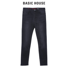 Basic House/百家好修身磨砂显瘦百搭铅笔牛仔裤女HRDP728I图片