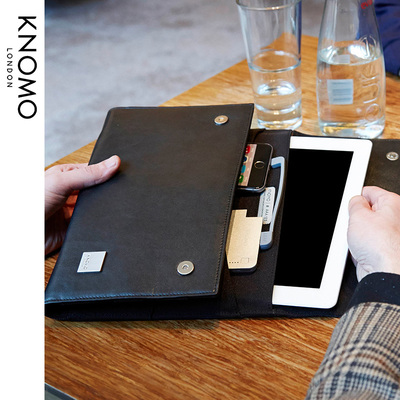 英国KNOMO 苹果ipad Air2 头层牛皮包 数码包 收纳包平板保护套什么牌子好