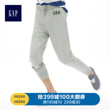 运动裤 男士 子221236 Gap男装 弹力束脚休闲裤 logo抽绳小脚裤