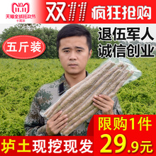温县正宗垆土农家铁棍山药新鲜淮山约片河南焦作怀山铁杆山荮5斤