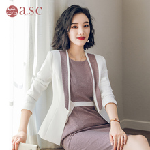艾尚臣职业装女2018新款时尚名媛西装套装女士西服正装工作服秋季图片