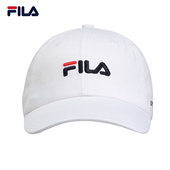 LOGO经典 复古鸭舌帽休闲帽女 FILA斐乐女帽子2018夏季新品