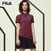 亲肤透气经典 运动短袖 FILA斐乐女POLO2018夏季新品 短袖 POLO衫