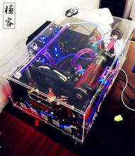 机箱透明机箱电脑机箱亚克力机箱diy水冷机箱个性 机箱创意机箱