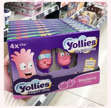(现货)英国进口Yollies酸奶棒好吃醇厚的奶味每盒4支