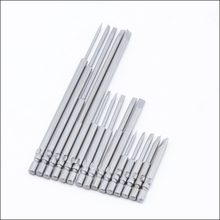 100MM 800电批一字批头 加长批嘴 4MM电动螺丝刀头 S2材料