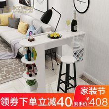 欧式隔断柜靠墙吧台桌家用小简约现代创意餐边柜客厅厨房餐厅酒柜