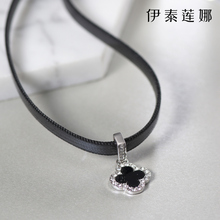 伊泰莲娜个性 简约chocker锁骨链女短款 颈链项圈链脖子链饰品许愿