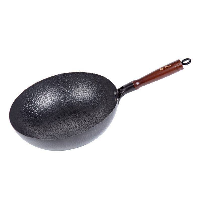铁技日本进口铁锅家用炒菜锅无涂层窒化不易粘锅燃气煤气灶适用