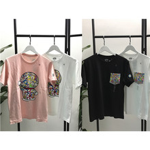 呆仔 村上隆Uniqlo/优衣库 18夏 男女百搭多啦A梦宽松休闲短袖T恤