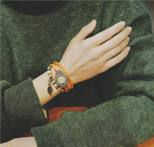 手链式手表女生缠绕复古韩版森女包邮创意小表盘女学生配饰链子表