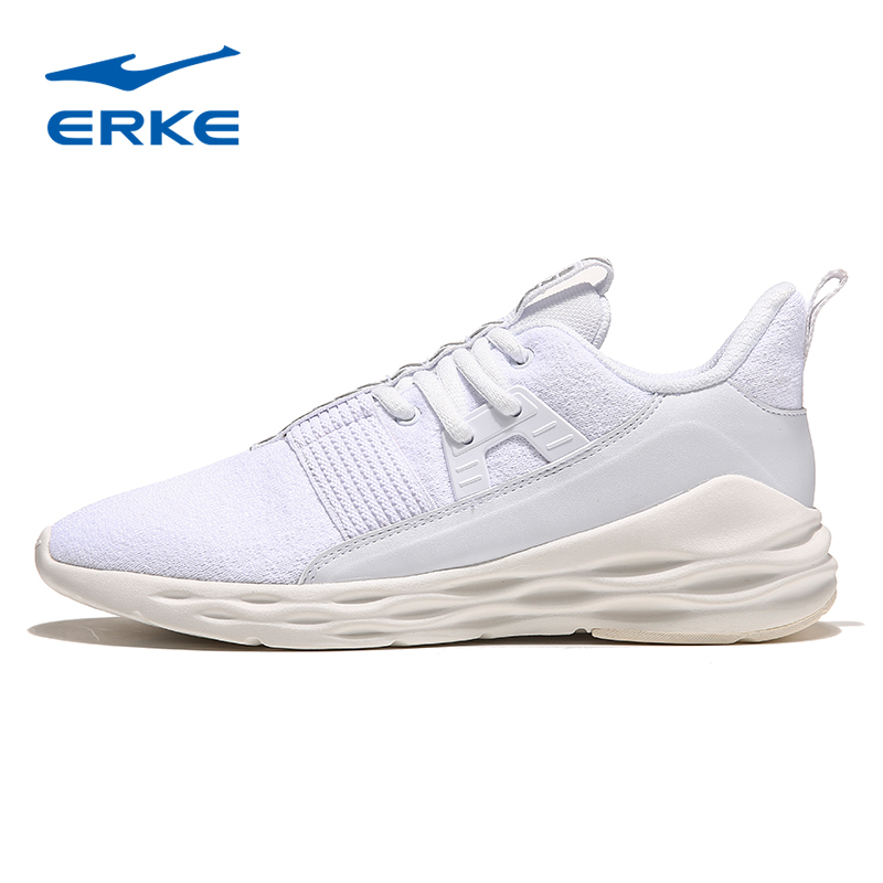 ERKE Women's Shoes Genuine Running Shoes Spring and Autumn 2019 New Mesh Breathable Pink Casual Sneakers Student