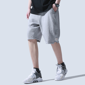 二十八间夏季日系复古简约纯色短裤