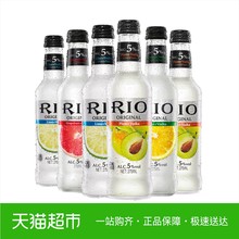 RIO伏特加鸡尾酒 锐澳本味5度系列4口味 275ml*6