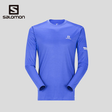 T恤 TEE 户外快干跑步长袖 Salomon 萨洛蒙男款 AGILE TECH