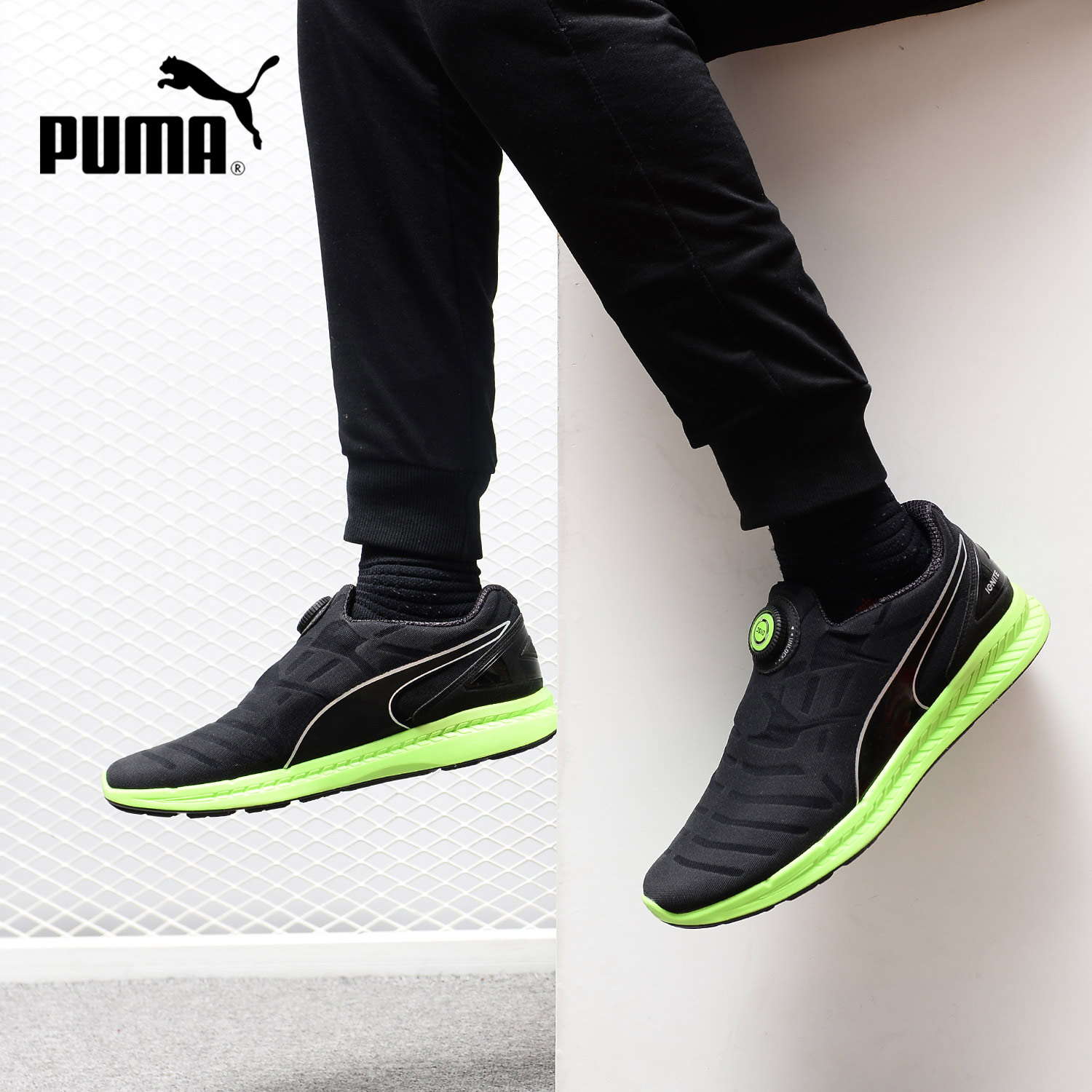 Puma/Puma Authentic 2019 New IGNITE DISC Casual Sports Cushioned Men's Running Shoe 188616