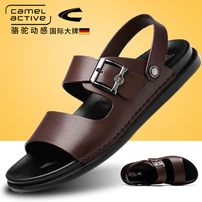 Camel Active/骆驼动感凉鞋男2018新款夏季时尚休闲男鞋两用拖鞋
