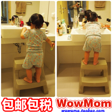 包邮 幼儿双层踏脚凳 美国多功能垫脚凳 韩国 包税 宝宝防滑凳