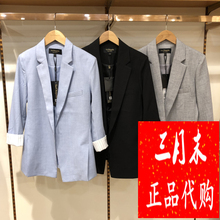 2019春季新款 外套女西服上衣 10019678小西装 代购 拉夏贝尔国内正品