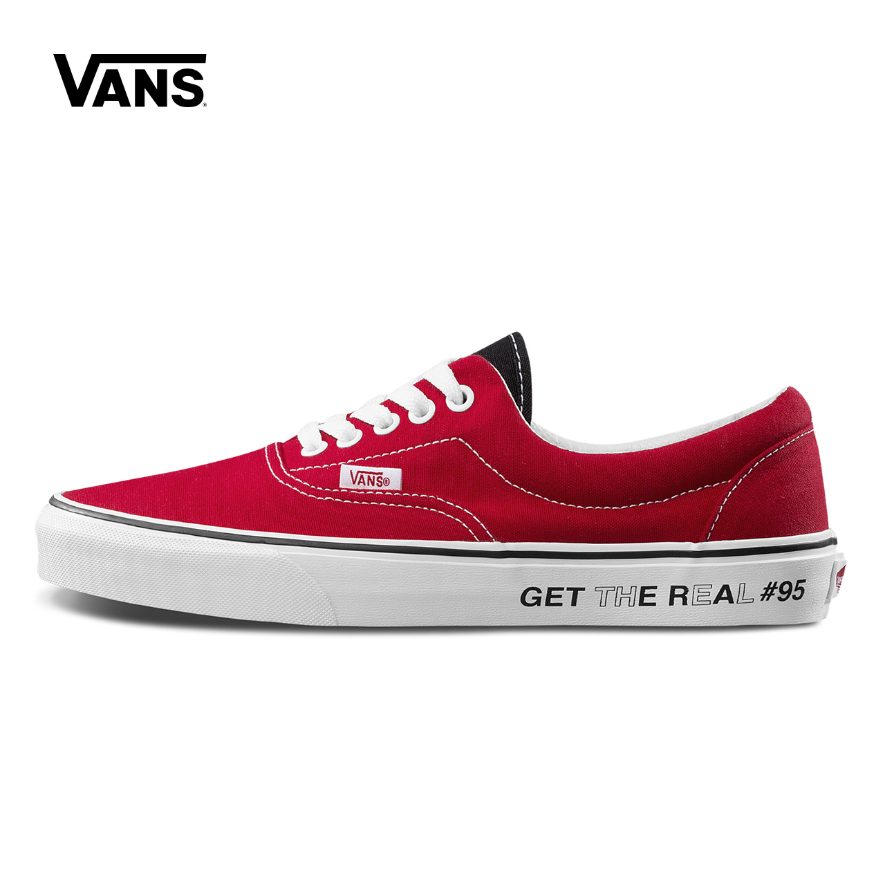 Vans范斯 经典系列 Era帆布鞋 GET THE REAL#95低帮男女官方正品