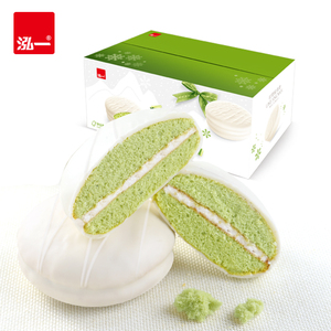 泓一 抹茶蛋糕步雪派800g