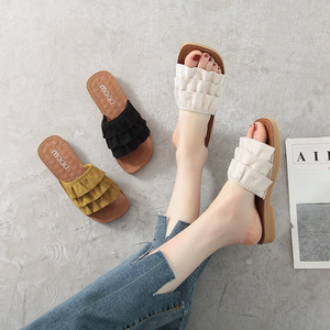 平底沙滩一字拖鞋