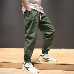 潮牌修身束脚裤工装裤休闲裤