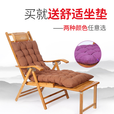 竹躺椅成人午休午睡椅沙滩休闲家用椅夏季老人阳台靠背竹折叠椅子