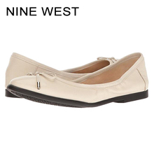 玖熙单鞋 蝴蝶结套脚平底鞋 Nine West 女芭蕾鞋 休闲鞋