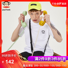 上衣G T恤男2019年夏季新款 Frank 潮简约情侣短袖 大嘴猴短袖 Paul