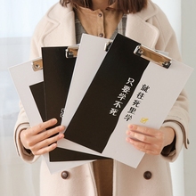 卡通A4板夹小清新木质文件夹板大号写字垫板办公资料夹试卷夹 韩版