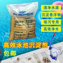 泳池澄清剂聚合氯化铝净水剂沉淀剂充气泳池吸污水处理剂4.5kg邮