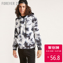 卫衣 扎染做旧连帽长袖 男士 Forever21