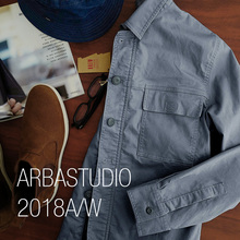 夹克外套BREW Wright J06 夹克男秋外套休闲工装 arba