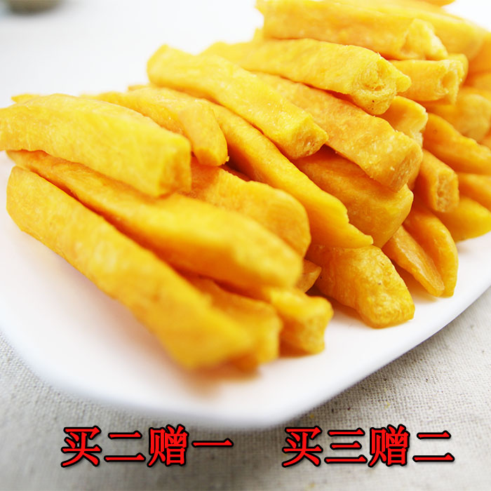 连城地瓜干番薯条特产办公室零食包邮280g香酥油炸脆红薯干