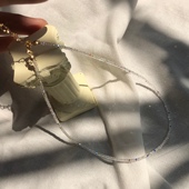 14k注金奥地利施华洛水晶 超仙手工穿制 极简choker项圈项链设计