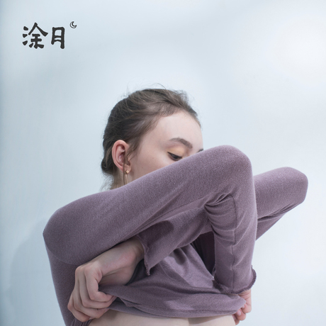 涂月莫兰迪色高领针织衫2018新款女秋长袖薄款chic打底衫套头上衣商品大图
