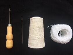 装订蜡线粗棉蜡塔线腊线白线手工订针线绳会计财务用品凭证针线