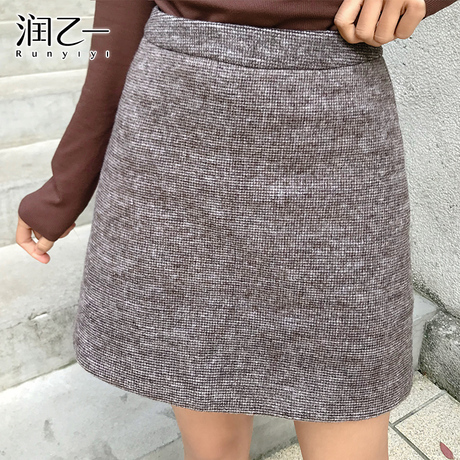 10.22号10点上新/润乙一秋冬新款2018女半身裙商品大图