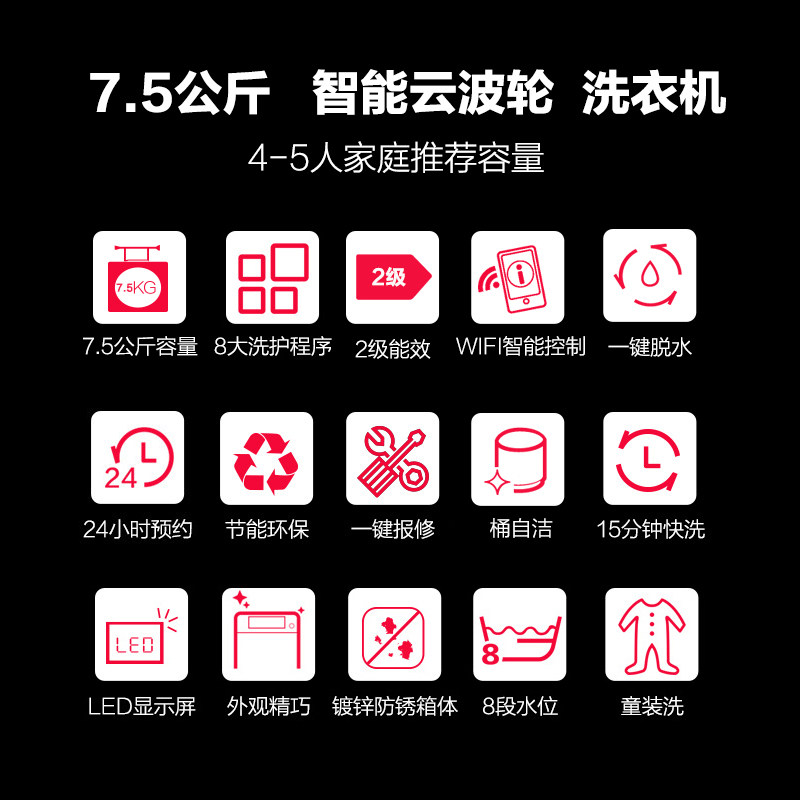 С���7.5������ˮϴ�»�tb75easy60w