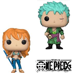 Funko POP海贼王手办 索隆 娜美人偶 动漫 二