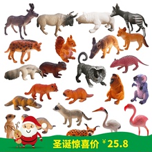 鼎骅野生动物园仿真动物模型静态动物玩具兴趣爱好儿童益智3-6岁