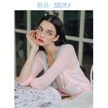 天使之城2018秋季新款轻薄开衫舒适针织衫外套女62180022图片
