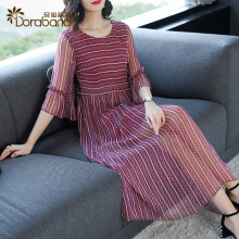 Dorabana/朵拉芭娜清仓2018夏季新款女装百搭连衣裙图片