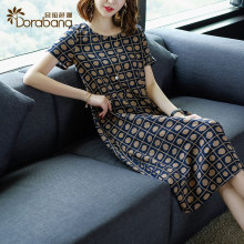 Dorabana/朵拉芭娜清仓2018夏季新款女装圆点印花宽松连衣裙图片
